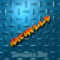nachelle in Grid Style style - 3D name wallpaper