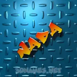 nada in Grid Style style - 3D name wallpaper