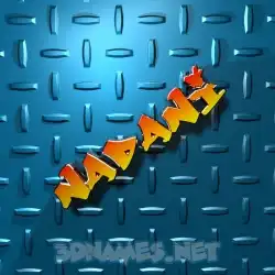 nadani in Grid Style style - 3D name wallpaper