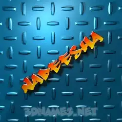nadeesha in Grid Style style - 3D name wallpaper