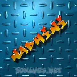 nadhini in Grid Style style - 3D name wallpaper