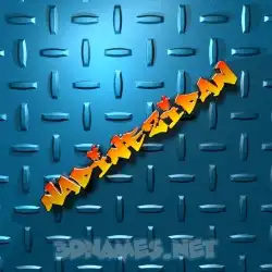 nadinezidan in Grid Style style - 3D name wallpaper