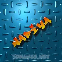 nadiya in Grid Style style - 3D name wallpaper