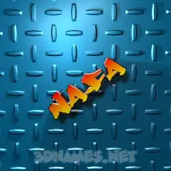 nafa in Grid Style style - 3D name wallpaper
