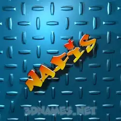 nafis in Grid Style style - 3D name wallpaper