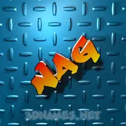 nag in Grid Style style - 3D name wallpaper