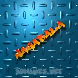 nagabala in Grid Style style - 3D name wallpaper