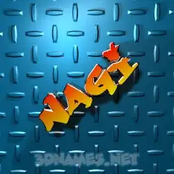 nagi in Grid Style style - 3D name wallpaper