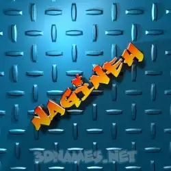 nagineh in Grid Style style - 3D name wallpaper