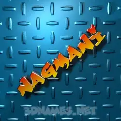 nagmani in Grid Style style - 3D name wallpaper