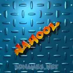 nahool in Grid Style style - 3D name wallpaper