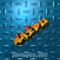 naidu in Grid Style style - 3D name wallpaper