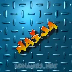 naija in Grid Style style - 3D name wallpaper