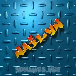 nailyn in Grid Style style - 3D name wallpaper