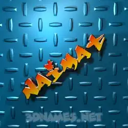 naimat in Grid Style style - 3D name wallpaper