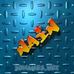 nain in Grid Style style - 3D name wallpaper