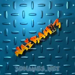 nairah03 in Grid Style style - 3D name wallpaper