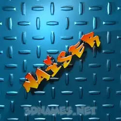 naiser in Grid Style style - 3D name wallpaper