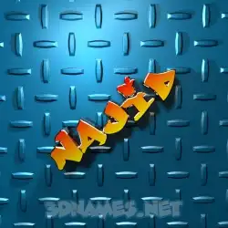 najid in Grid Style style - 3D name wallpaper