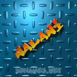 nalani in Grid Style style - 3D name wallpaper