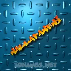 nallapaneni in Grid Style style - 3D name wallpaper