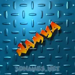 namya in Grid Style style - 3D name wallpaper