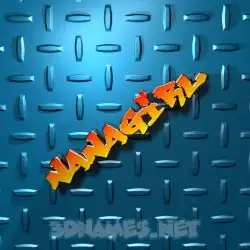 nanagirl in Grid Style style - 3D name wallpaper
