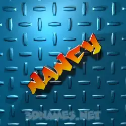 nancy in Grid Style style - 3D name wallpaper