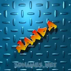 nanda in Grid Style style - 3D name wallpaper