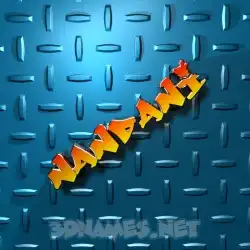 nandani in Grid Style style - 3D name wallpaper