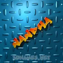 nandha in Grid Style style - 3D name wallpaper