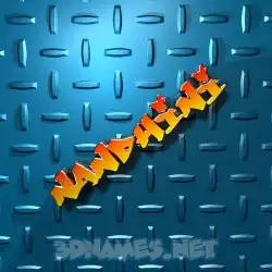 nandhini in Grid Style style - 3D name wallpaper