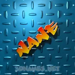 nane in Grid Style style - 3D name wallpaper
