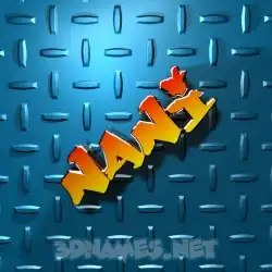 nani in Grid Style style - 3D name wallpaper