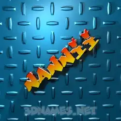 nannii in Grid Style style - 3D name wallpaper