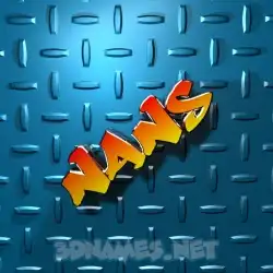nans in Grid Style style - 3D name wallpaper