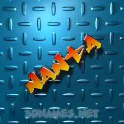 nanta in Grid Style style - 3D name wallpaper