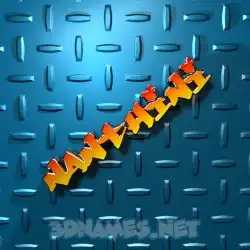 nanthini in Grid Style style - 3D name wallpaper