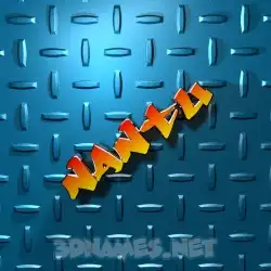 nantu in Grid Style style - 3D name wallpaper