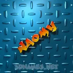 naomy in Grid Style style - 3D name wallpaper