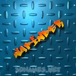 napinder in Grid Style style - 3D name wallpaper