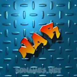 nar in Grid Style style - 3D name wallpaper