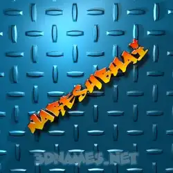 nareshbhai in Grid Style style - 3D name wallpaper