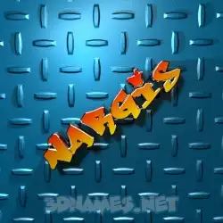 nargis in Grid Style style - 3D name wallpaper