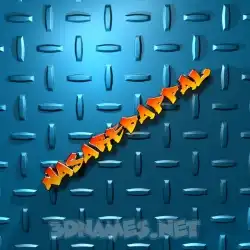 nasaredappal in Grid Style style - 3D name wallpaper