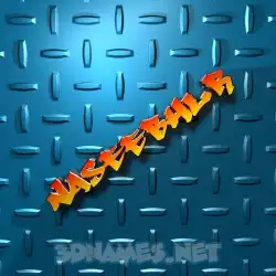 naseebhlr in Grid Style style - 3D name wallpaper
