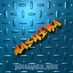 nashira in Grid Style style - 3D name wallpaper
