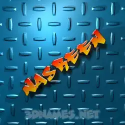 nasreen in Grid Style style - 3D name wallpaper