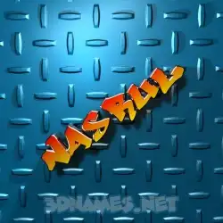 nasrul in Grid Style style - 3D name wallpaper