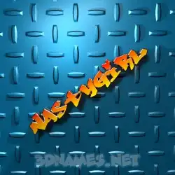 nastygirl in Grid Style style - 3D name wallpaper